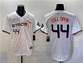 Men's Houston Astros #44 Still Tippin White 2025 City Connect Limited Stitched Jersey,baseball caps,new era cap wholesale,wholesale hats